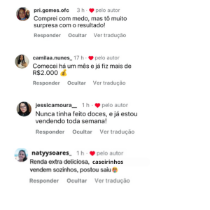 depoimento intagram